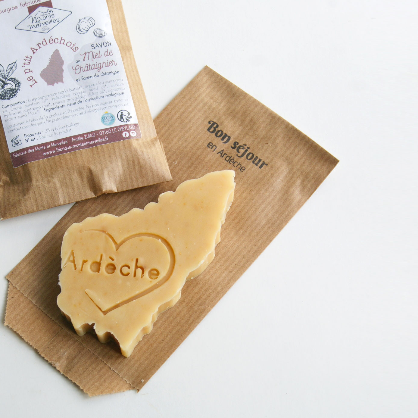 Lot 10 Savons invités Ardèche 35g (x10) – Image 2