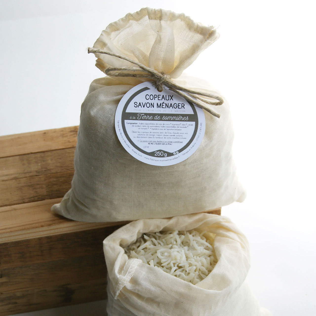 Copeaux-savon-lessive