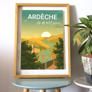 Visuel  » Au fil de l&rsquo;Eyrieux  » – Ardèche