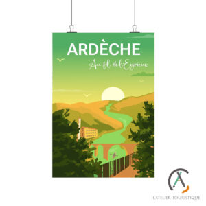 Visuel  » Au fil de l&rsquo;Eyrieux  » – Ardèche