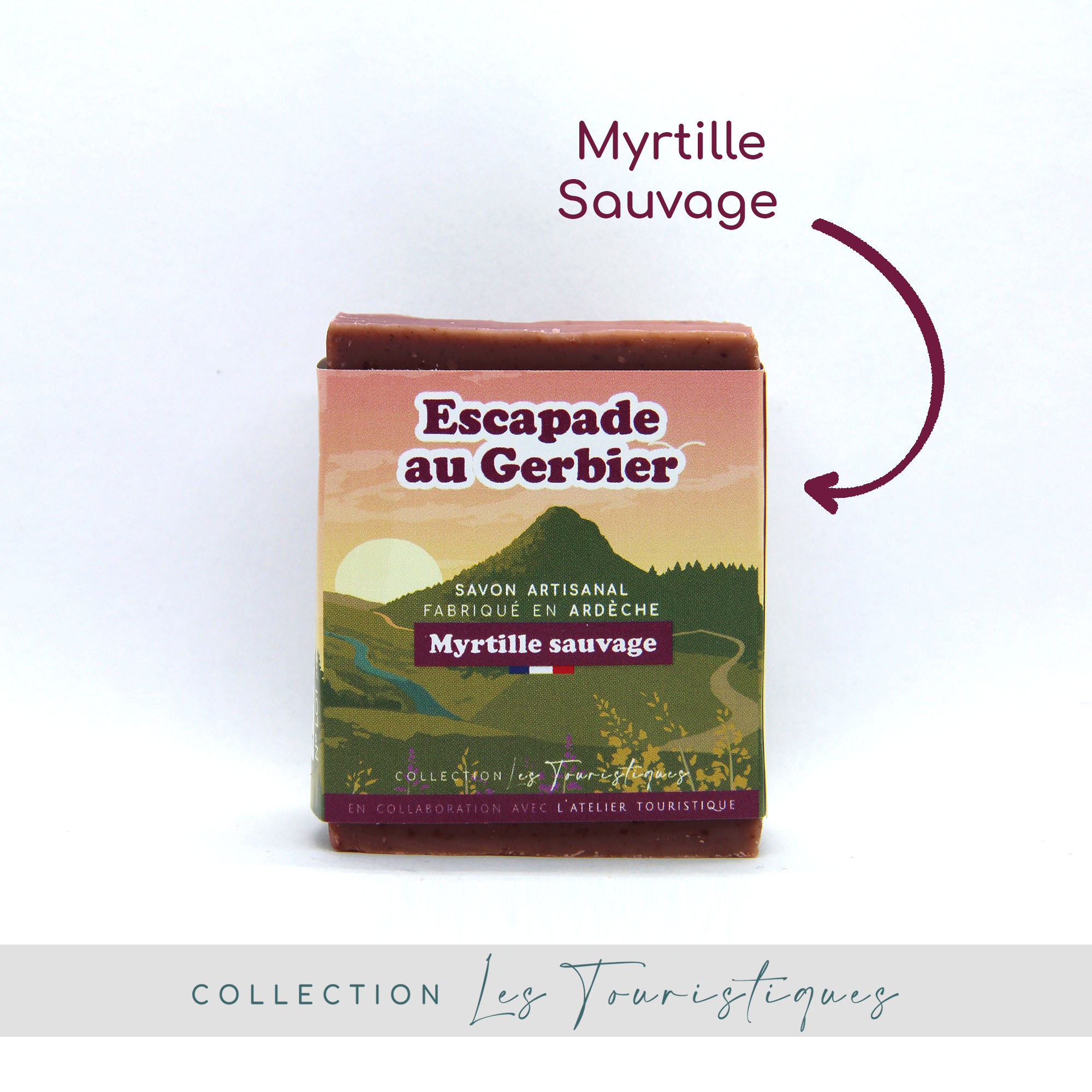 Savon "Escapade au Gerbier" - Myrtille Sauvage - 100 g – Image 2