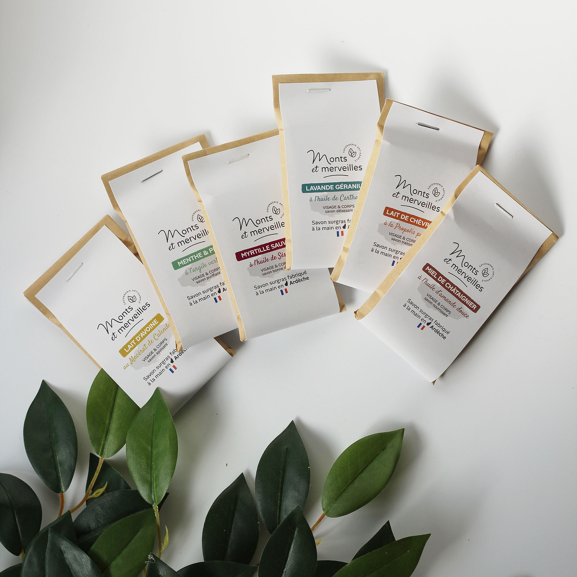 Lot 10 Savons invités Chèvre propolis 30g (x10) – Image 3